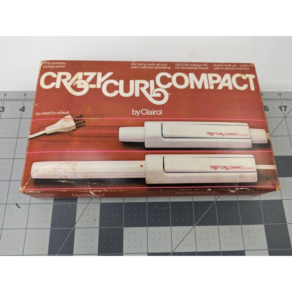 Clairol Crazy Curls‎ Compact Curling Iron Styling Wand